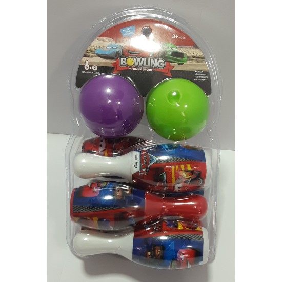 Cars - Bowling Set