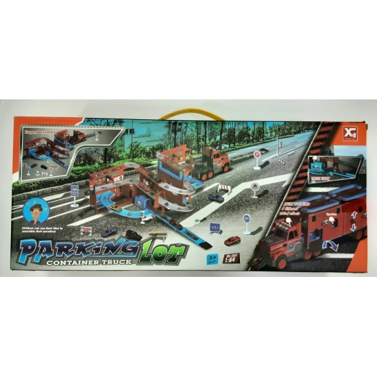 Parking container truck