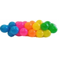 Colorful Soft Plastic Play Balls Set, 30 Pack