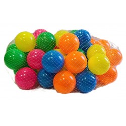 Colorful Soft Plastic Play Balls Set, 50 Pack