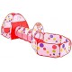3-in-1 Folding Kids Play Tent with Tunnel