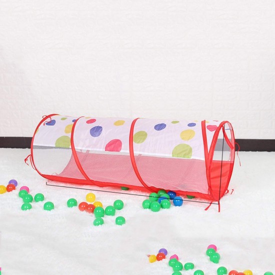 3-in-1 Folding Kids Play Tent with Tunnel