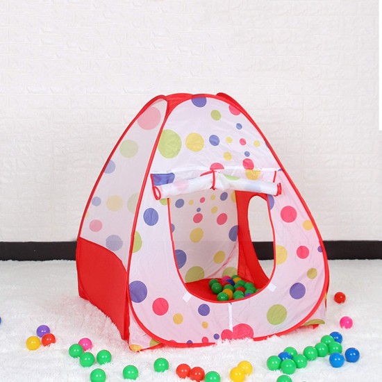 3-in-1 Folding Kids Play Tent with Tunnel