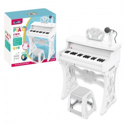 Keyboard Piano Learning Musical Toys ( White )