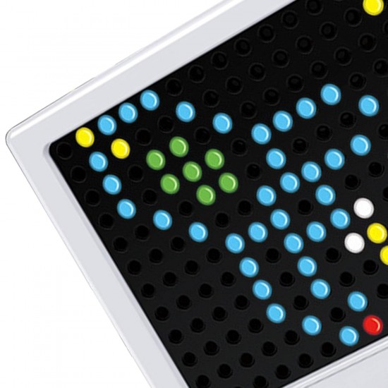 Mosaic Peg Board with 129 Buttons