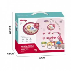 Musical Projection Nursery Bed Bell ( Pink )