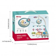 Musical Projection Nursery Bed Bell ( Blue )