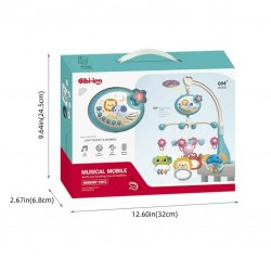 Musical Projection Nursery Bed Bell ( Blue )