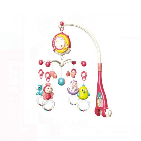 Automatic 360 Degree Rotate Baby Musical Mobile ( Pink )