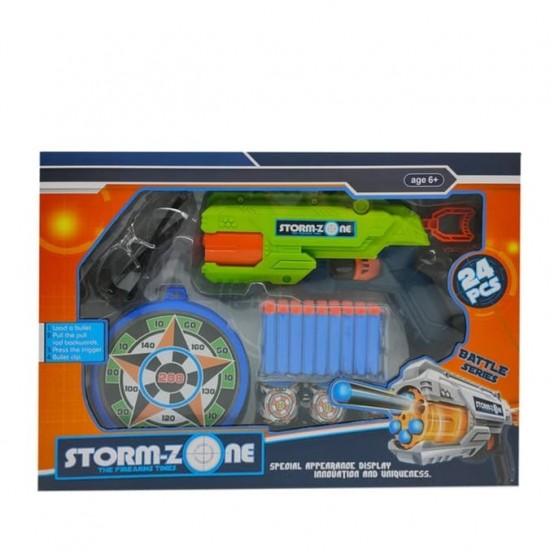Storm-Zone Battle Series Blaster Set 24 Pcs