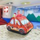 Red Color Fire Truck Car Style Kids Play Tent