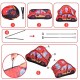 Red Color Fire Truck Car Style Kids Play Tent