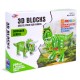 3D foam construction blocks, large dinosaur puzzle