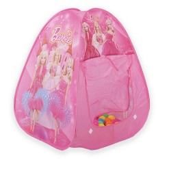Barbie tent with 100 balls