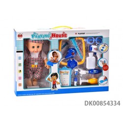 Doctor Imitation Doll - Blue
