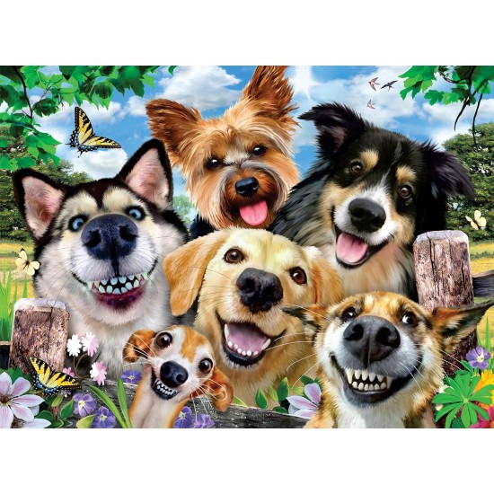 Dog Delight Selfie - 100 Pcs Puzzles