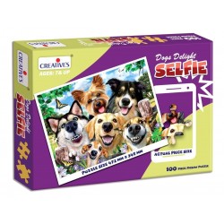 Dog Delight Selfie - 100 Pcs Puzzles
