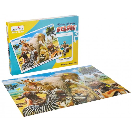 African Animals,Kid - 100 Pcs Puzzles