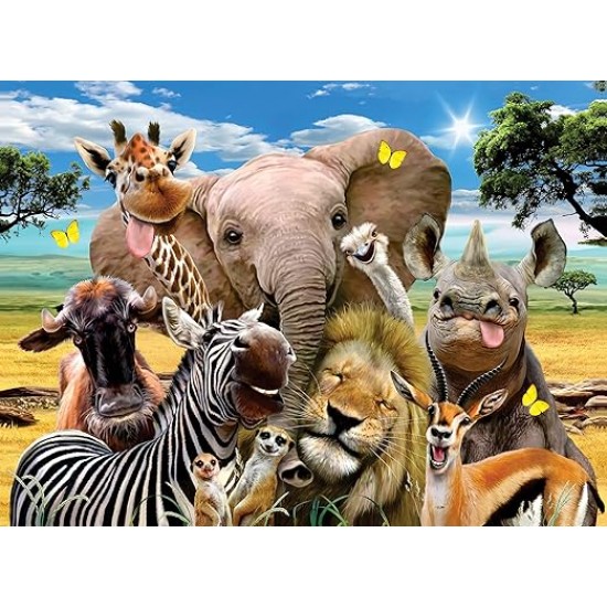 African Animals,Kid - 100 Pcs Puzzles