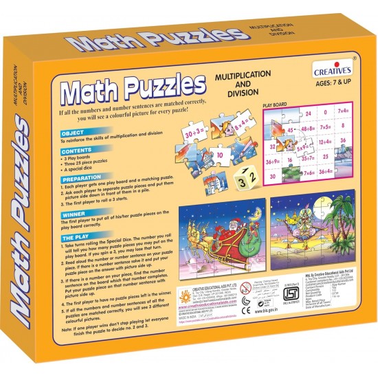 Math Puzzles Multiplication & Division