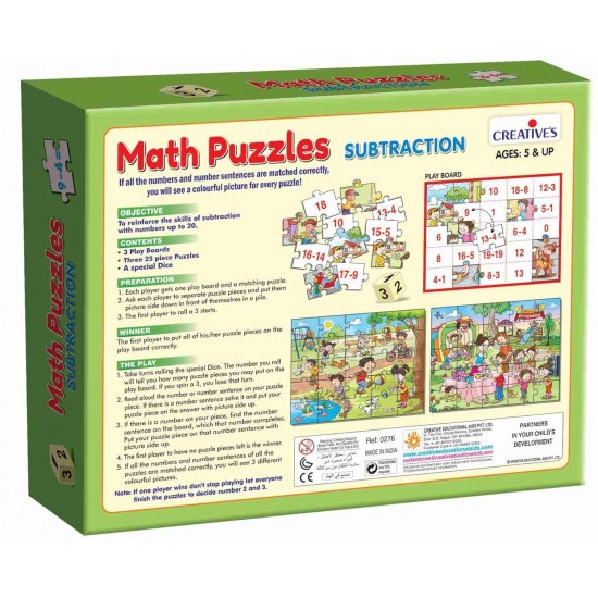 Math Puzzles - Subtraction