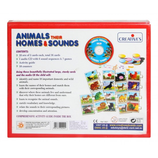 Animals Their Homes And Sounds (Cd)
