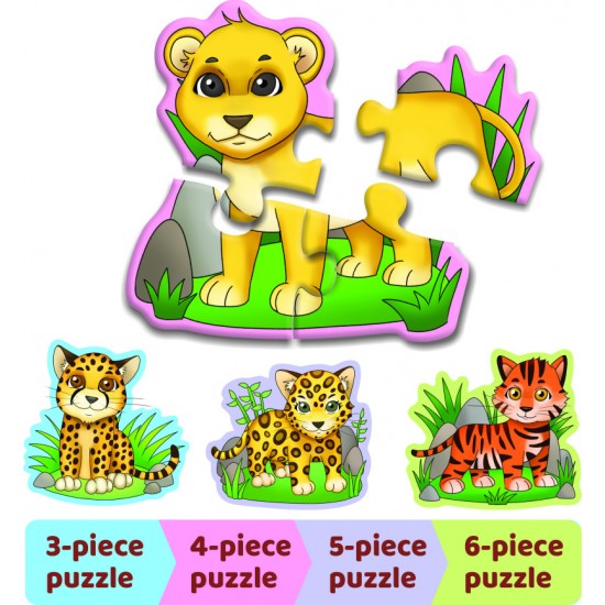 Early Puzzle Large - Jungle Cubs