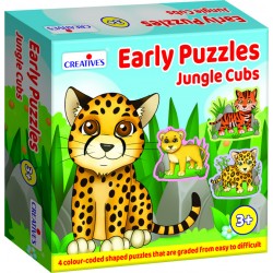 Early Puzzle Large - Jungle Cubs