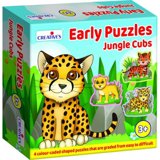 Early Puzzle Large - Jungle Cubs