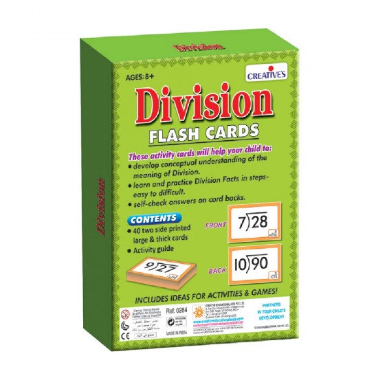 Division Flash Cards