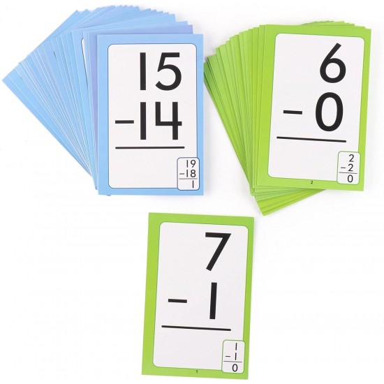 Subtraction- Flash Cards 