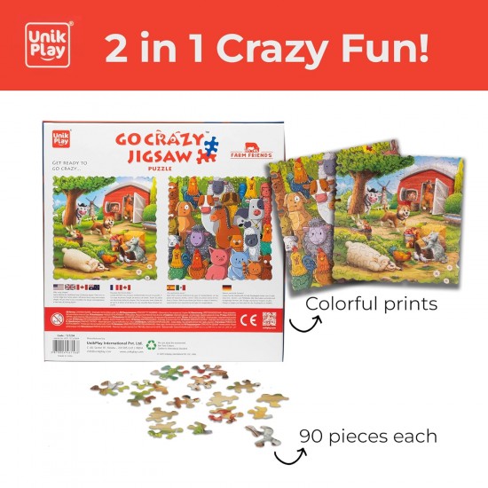 Go Crazy Jigsaw Puzzle | Farm Friends