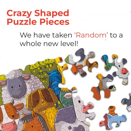 Go Crazy Jigsaw Puzzle | Farm Friends