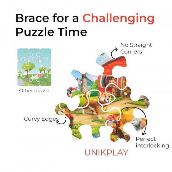 Go Crazy Jigsaw Puzzle | Farm Friends