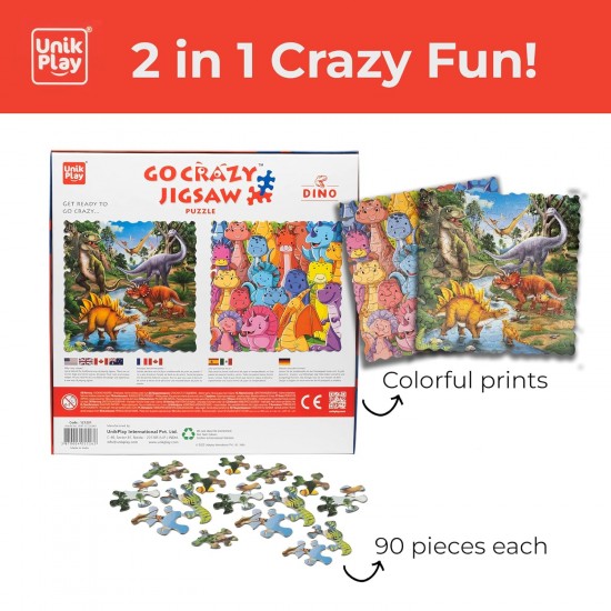 Go Crazy Jigsaw Puzzle | Dino