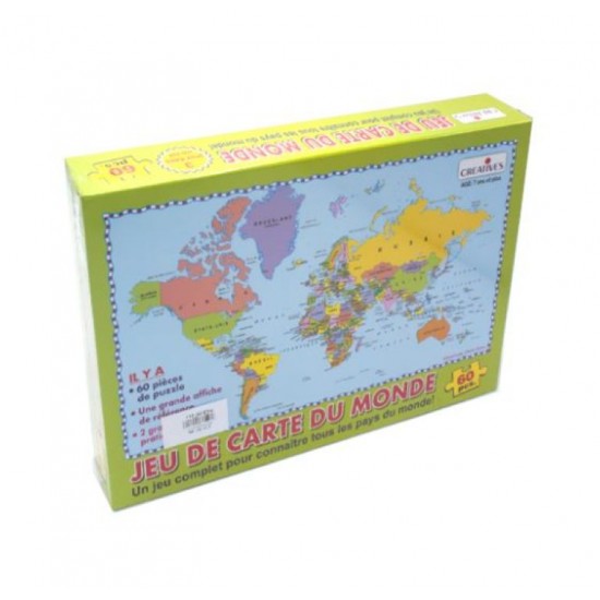 JEU DE LA CARTE DU MONDE