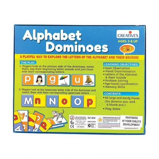 Alphabet Dominoes | 2 in 1 Learning Alphabet