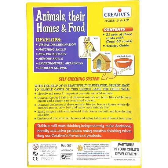 Animals & Their Families + Animals Their Homes & Food | Pre-School