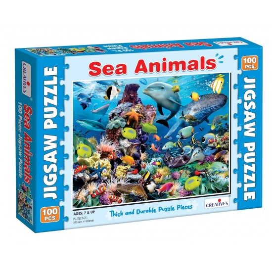 Sea Animals – 100 Piece Jigsaw Puzzle